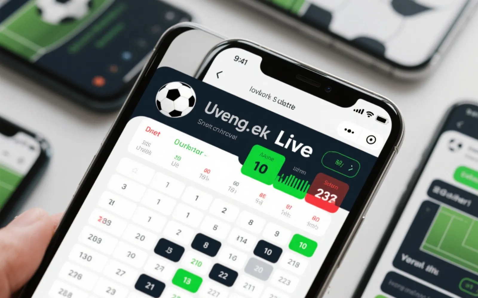 世界杯APP 应用界面示意图